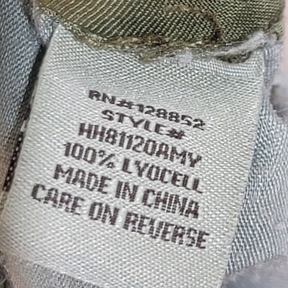 HARMONY & HAVOC GREEN KHAKI OVERALLS, SZ 3 - Picture 12 of 12